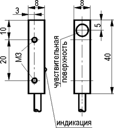 Габариты ISB I01B-32P-2-L